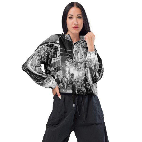 Clothing - Women’s cropped windbreaker - 2018-09-09 New York, NY - 41st Street