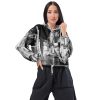 Clothing - Women’s Cropped Windbreaker - 2018-09-09 New York, NY - 7th Ave - Image 4