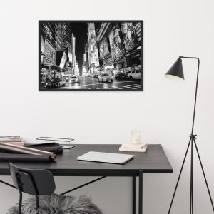 Art - Framed Premium Luster Photo Paper Poster - 2018-09-09 New York, NY - 7th Ave